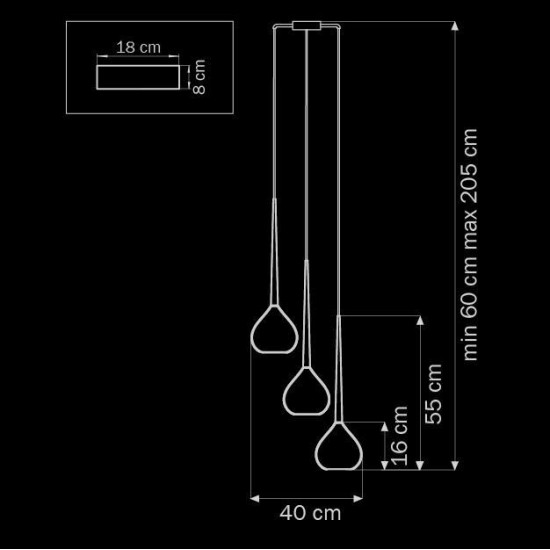 Подвесная люстра Lightstar Forma 808230