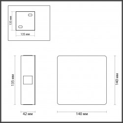 Настенный светильник Odeon Light Vista 4260/8WL