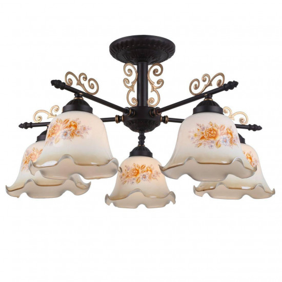 Потолочная люстра Arte Lamp 61 A6582PL-5BR