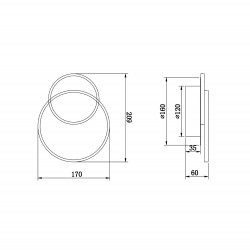 Настенный светодиодный светильник Freya Siala 01 FR10025WL-L10W