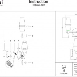 Бра Maytoni Lita H002WL-02G