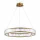 Подвесной светодиодный хрустальный светильник кольцами ST Luce TIVOLI SL1622.363.01