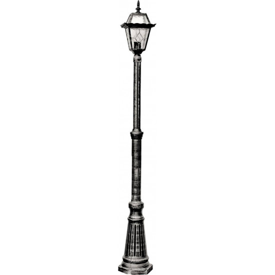 Садово-парковый светильник Arte Lamp Paris A1357PA-1BS