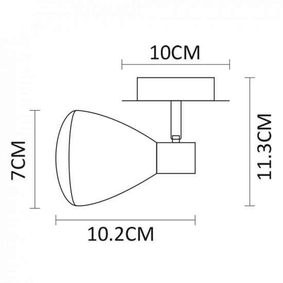 Светодиодный спот Arte Lamp Gioved A6008AP-1BK