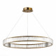 Подвесной светодиодный хрустальный светильник кольцами ST Luce TIVOLI SL1622.383.01