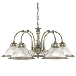 Подвесная люстра Arte Lamp American Diner A9366LM-5AB