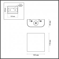 Настенный светильник Odeon Light Magnum 4213/2WL