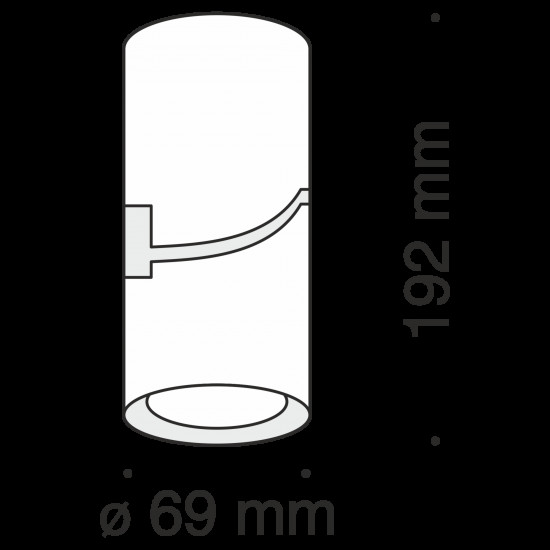 Потолочный светильник Maytoni Tube C019CW-01B4K