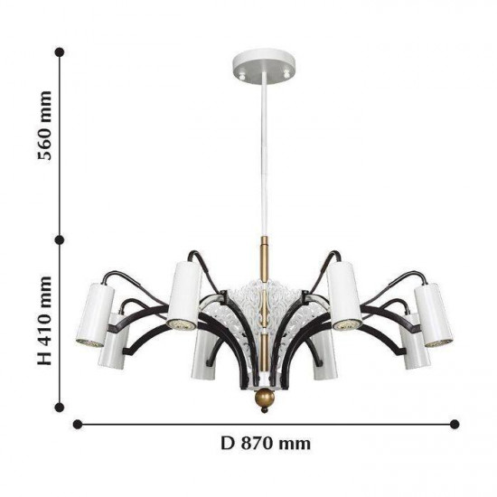 Подвесная люстра Favourite Fabia 2301-8P