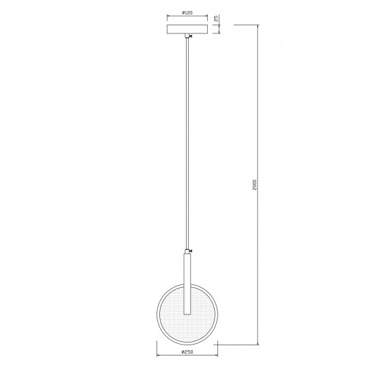 Подвесной светильник Freya Nova FR6002PL-L15BS