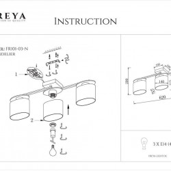 Потолочная люстра Freya Bice FR5101-CL-03-CN