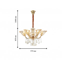 Подвесная люстра Favourite Lotos 1943-6P