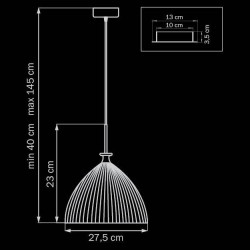 Подвесной светильник Lightstar Simple Light 810 810033