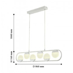 Подвесная светодиодная люстра Favourite Mense 2264-6P