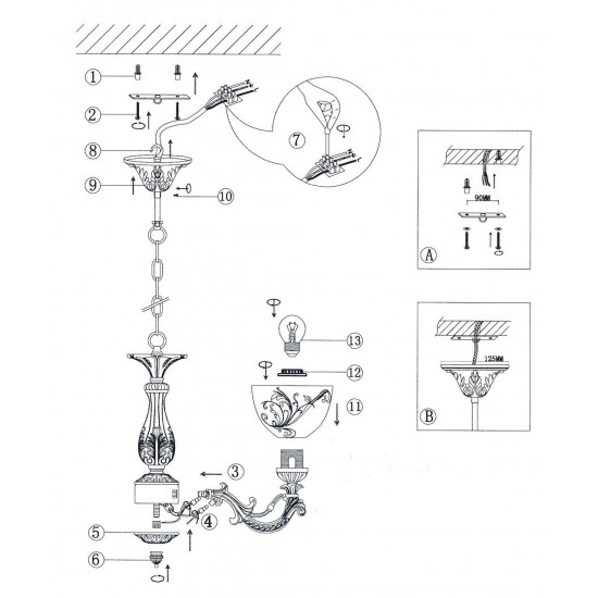 Подвесная люстра Odeon Light Nueli 2563/3