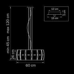 Подвесной светильник Lightstar Lamella 801047