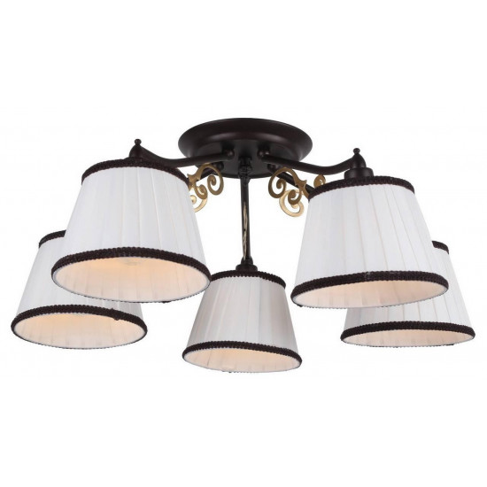 Потолочная люстра Arte Lamp Capri A6344PL-5BR