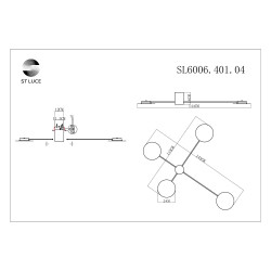 Настенный светодиодный светильник минимализм ST Luce Tondo SL6006.401.04