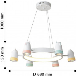 Подвесная люстра Favourite Taddy Bears 2449-6P