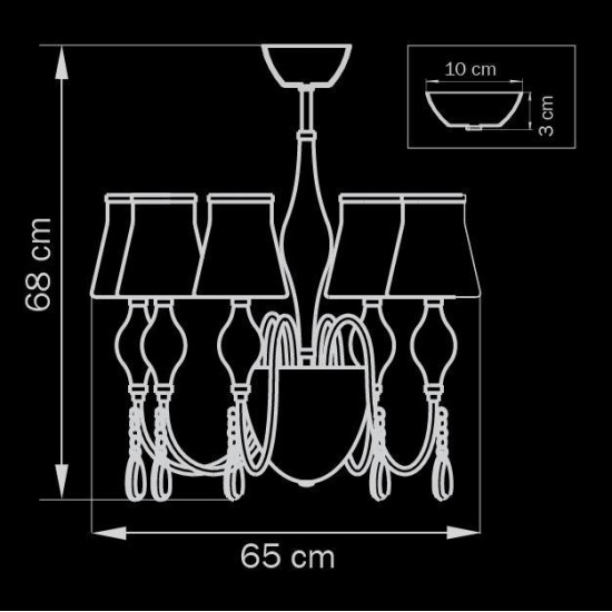 Подвесная люстра Lightstar Escica 806050