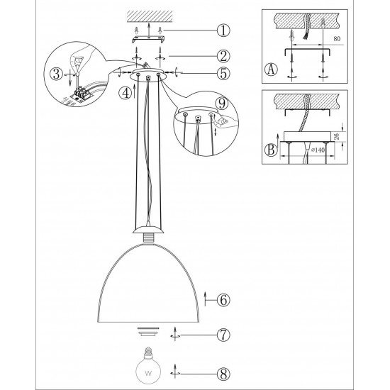 Подвесной светильник Odeon Light Antila 2505/1