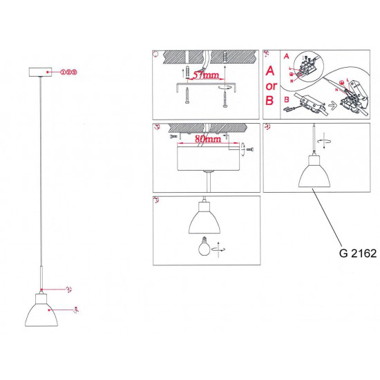 Подвесной светильник Odeon Light Tio 2162/1