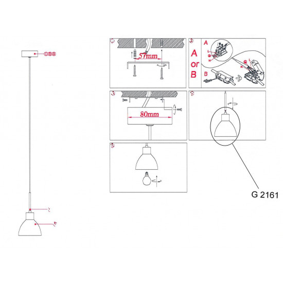 Подвесной светильник Odeon Light Tio 2161/1