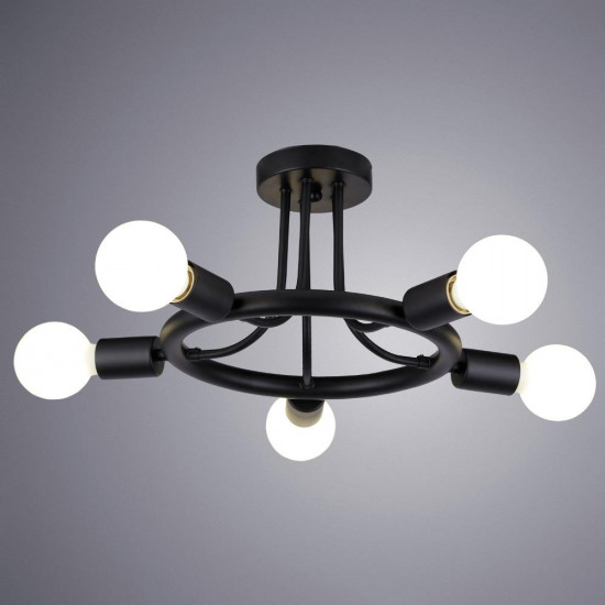 Потолочная люстра Arte Lamp A6063PL-5BK