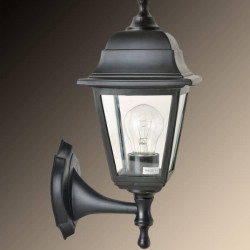 Уличный настенный светильник Arte Lamp Belgrade A1112AL-1BK