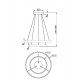 Подвесной светодиодный светильник с форме колец, LED люстра Maytoni Rim MOD058PL-L55BS3K