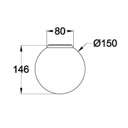 Бра, настенный круглый светильник Maytoni Basic form MOD321WL-01W2