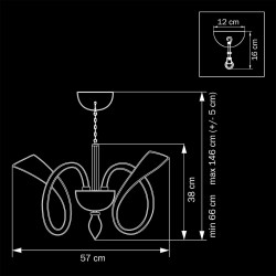 Подвесная люстра Lightstar Stella 892068