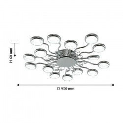 Потолочная светодиодная люстра Favourite Dominium 2320-15C