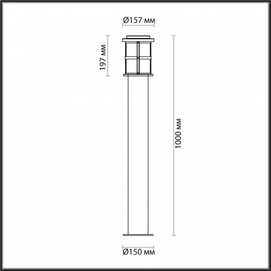 Ландшафтный светильник Odeon Light MAGUS 4964/1F