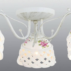 Потолочная люстра Arte Lamp Wicker A6616PL-3WG