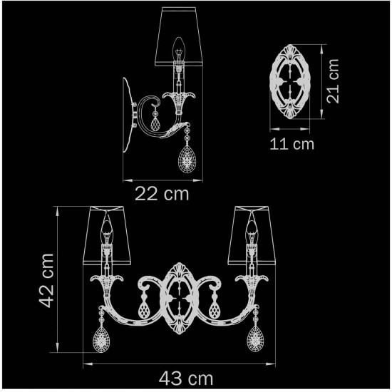 Бра Lightstar Cappa 691624