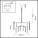 Подвесная люстра Odeon Light Moria 4675/8