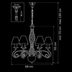 Подвесная люстра Lightstar Esedra 782066