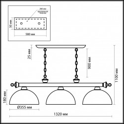 Подвесной светильник Odeon Light Traube 2267/3