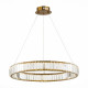 Подвесной светодиодный хрустальный светильник кольцами ST Luce TIVOLI SL1622.363.01