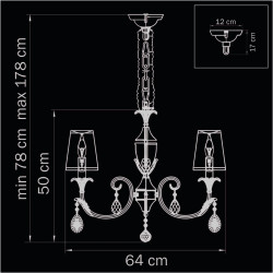 Подвесная люстра Lightstar Cappa 691064