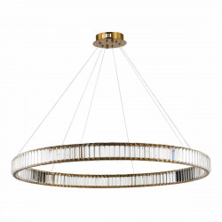 Подвесной светодиодный хрустальный светильник кольцами ST Luce TIVOLI SL1622.313.01