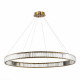 Подвесной светодиодный хрустальный светильник кольцами ST Luce TIVOLI SL1622.313.01