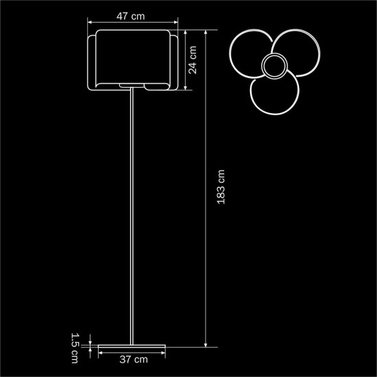 Торшер Lightstar Simple Light 811 811730