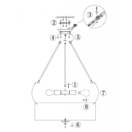 Подвесной светильник Odeon Light Riona 2270/6