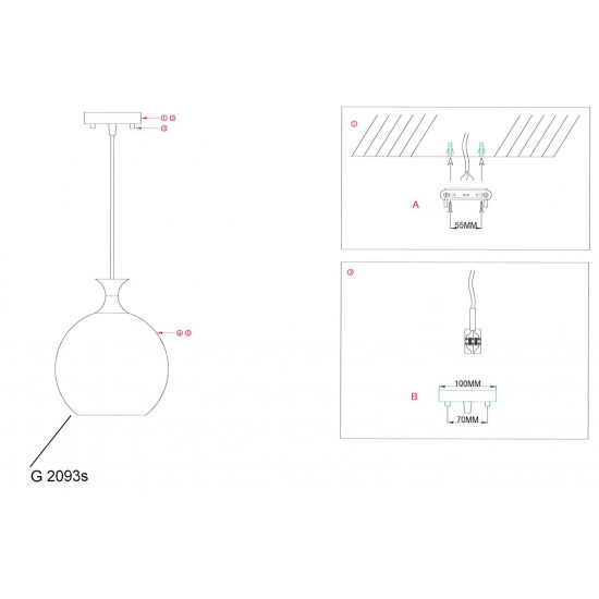 Подвесной светильник Odeon Light Terro 2093/1A