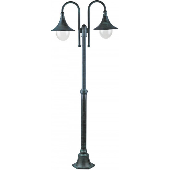 Садово-парковый светильник Arte Lamp Malaga A1086PA-2BG