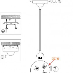 Подвесной светильник Odeon Light Meleta 2765/1