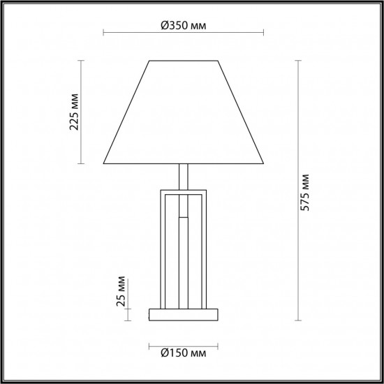 Настольная лампа для спальни, гостиной, отелей Lumion FLETCHER 5290/1T